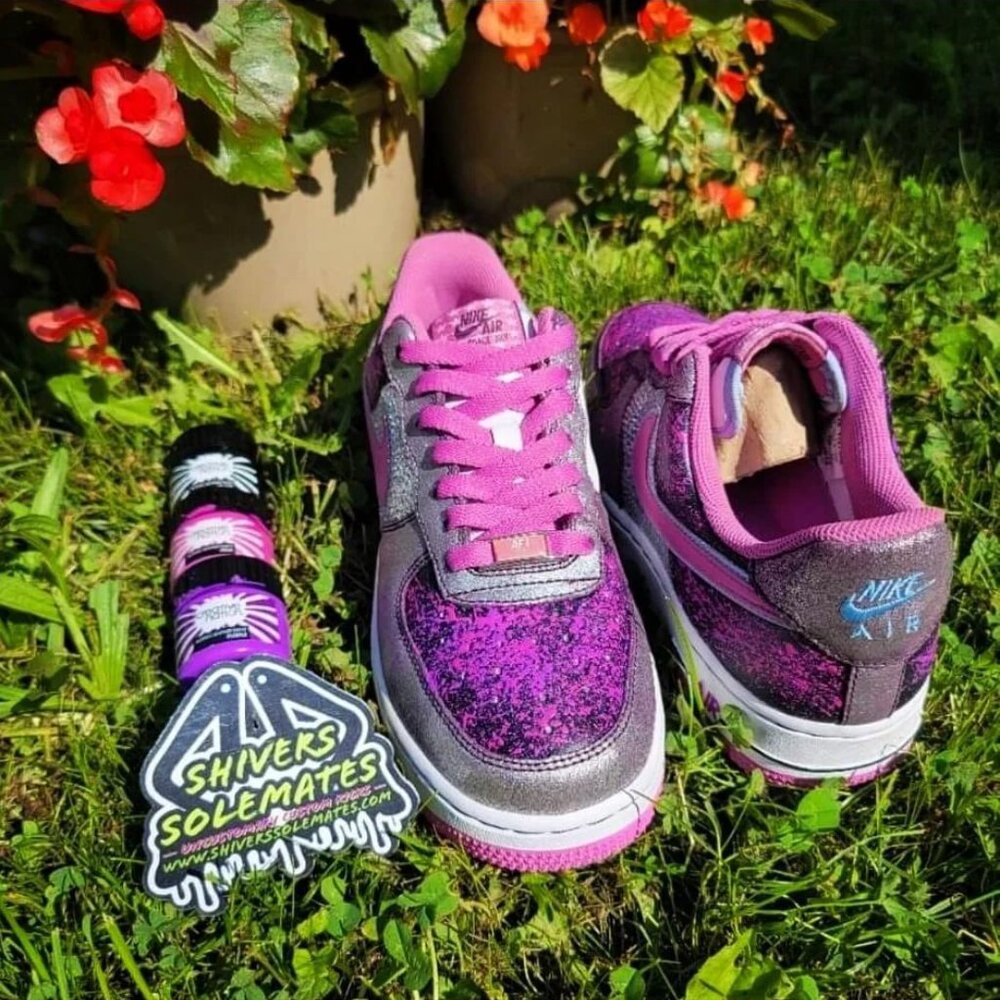 Custom Bling Splatter | Retro Nike AF1 | Low - Picture 8 of 9